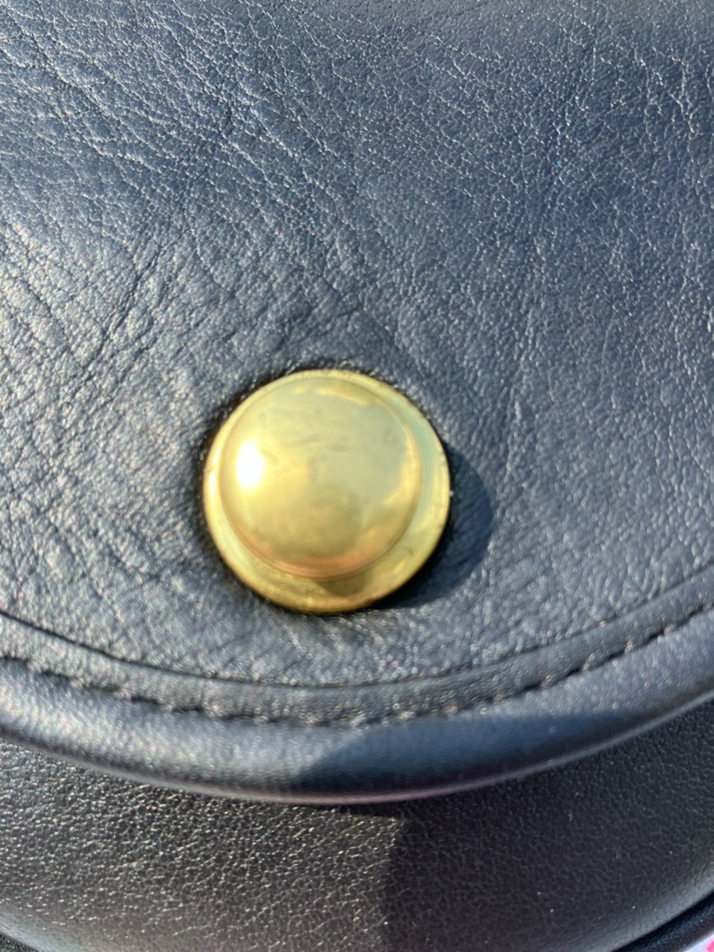 Coach Vintage Black Leather Belt Bag - Picture 7 of 10